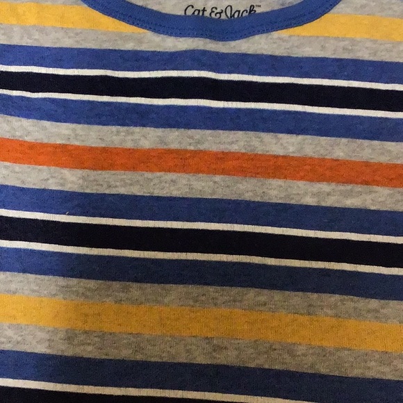 BLUE PANTS & STRIPPED L SLEV TEE SZ 4T - Picture 4 of 7